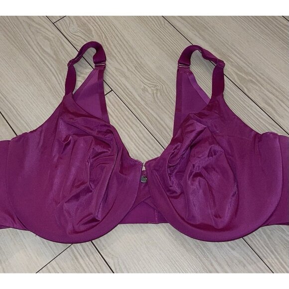 Cacique Lane Bryant Unlined Bra Underwire Womens 40DD Purple - Picture 3 of 6